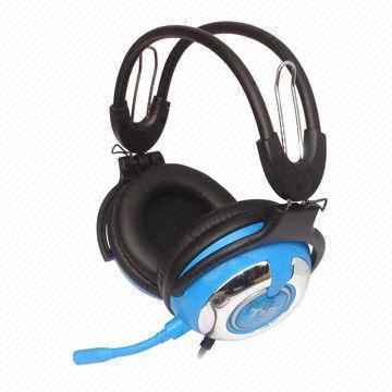 Folding Deep Bass Stereo PC Headphones with External Microphone