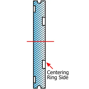 Blank Flanges Stainless Steel ISO-NW-100 Vacuum Fittings