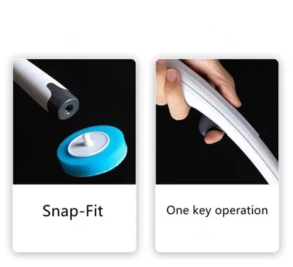 Disposable Toilet Brush Head(Starter Kit with 8 Refills)