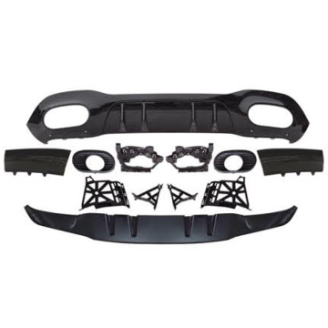 Gloss Black Rear Diffuser for Mercedes-Benz A-Class W177 A35 A35 Sedan Rear Lip
