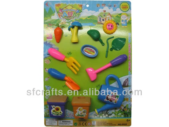Cheap kids plastic garden tools toys