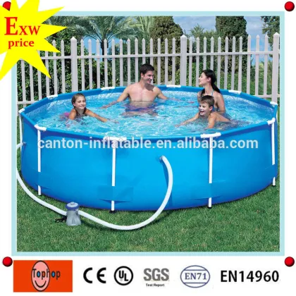 bestway rectangular above ground steel frame swimming pool for sale