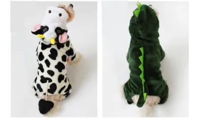 Autumn and winter four-legged dog clothes