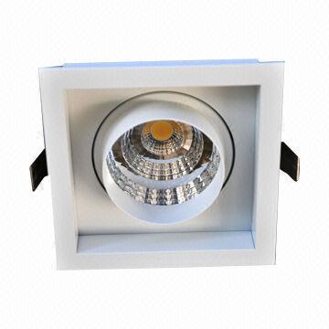 10W 5-inch Square LED Grid/Grill Light with Cree/Osram LED Chip, 740lm Luminous Flux