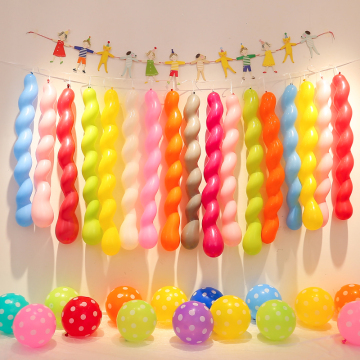 Kids Toy Balloon Spiral Latex balloons