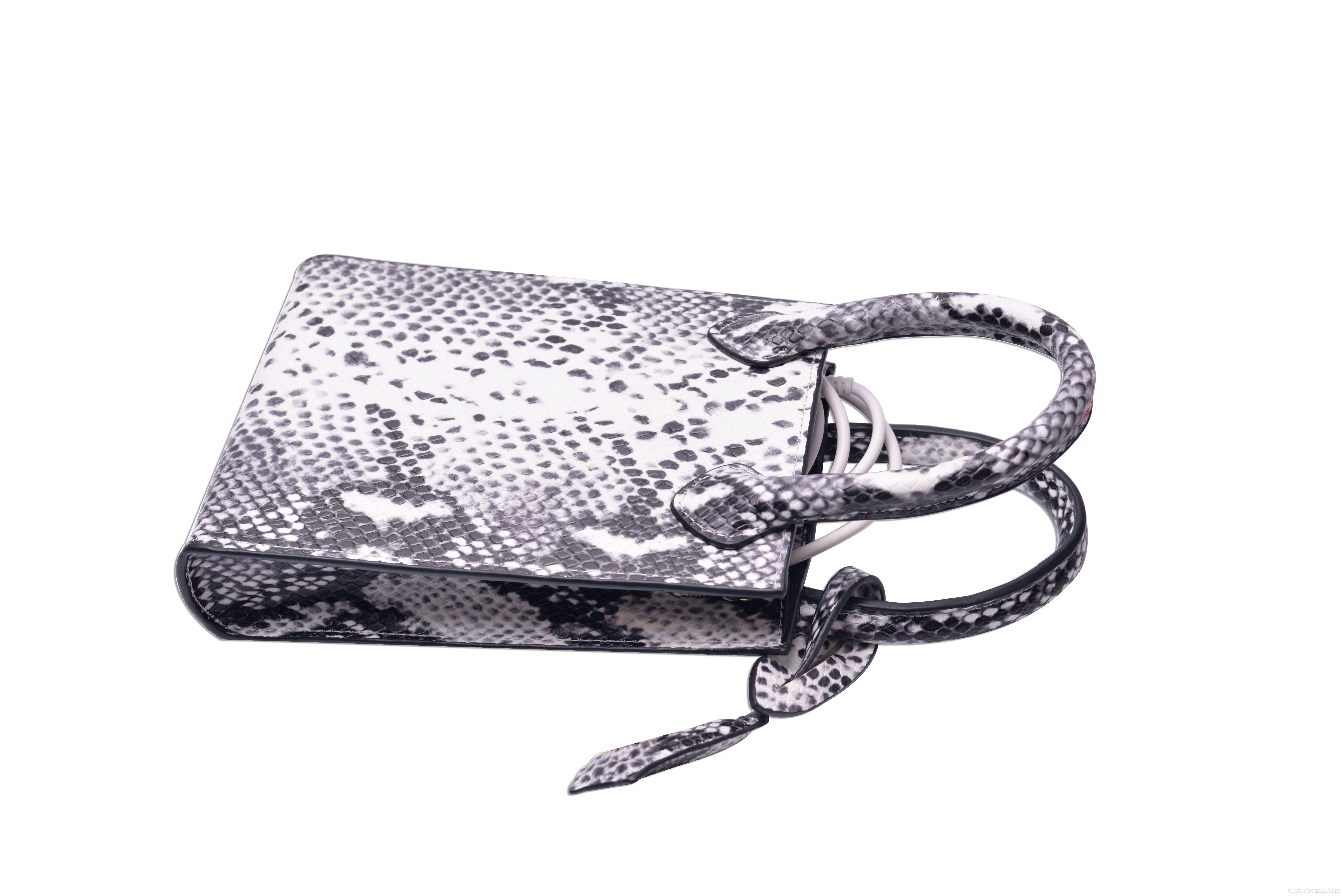 Tangan tas crossbody vintage snake mini tote wanita