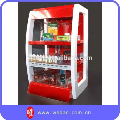 Self-dispensing shelves for use in displaying and dispensing products in supermarket