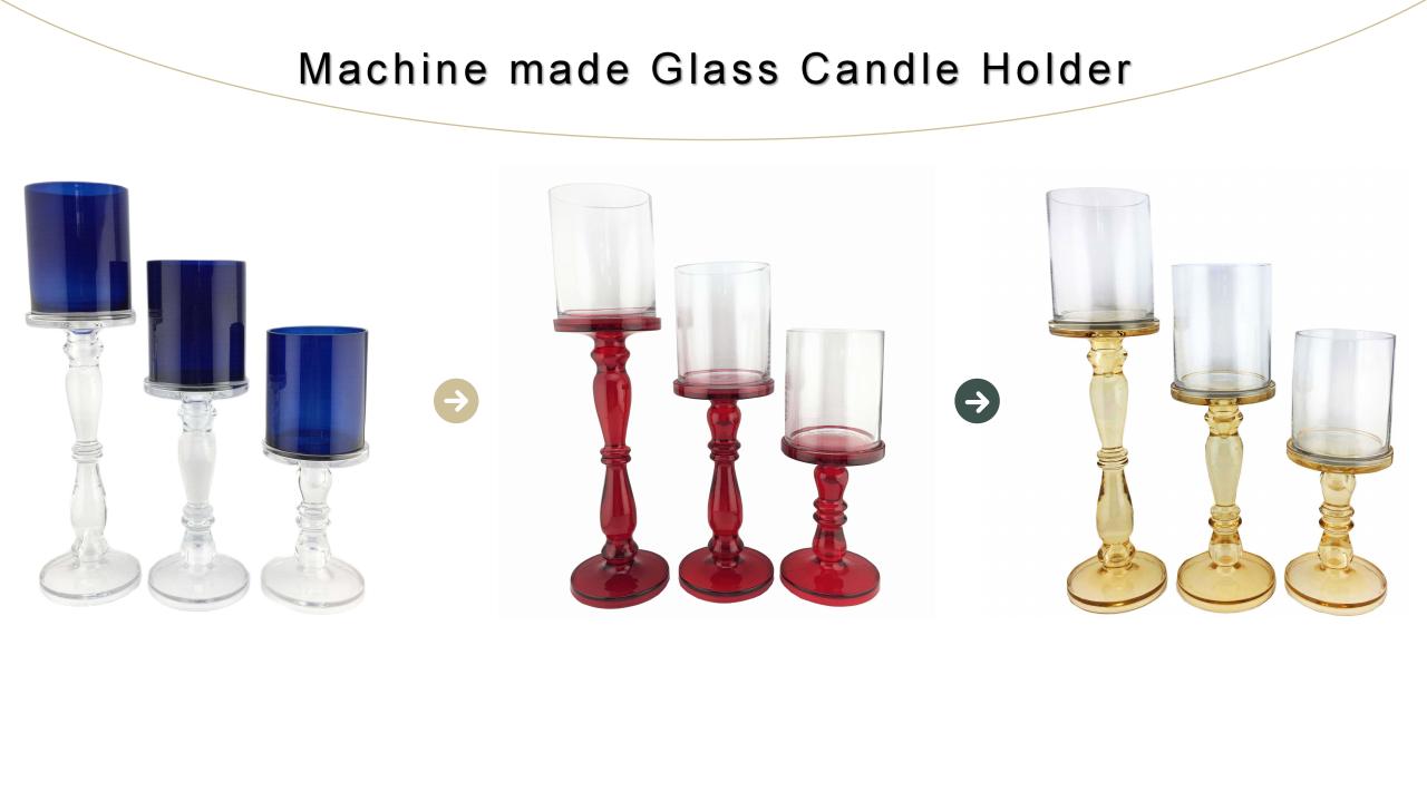 Machine made Glass Candle Holder_02