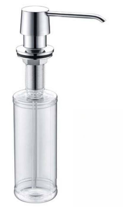 Brass soap dispenser