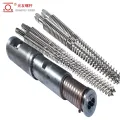 Extruder de nailon din aliaj de rezistență prelucrat cu precizie, șurub dublu și cilindru, șurub și cilindru bimetalic