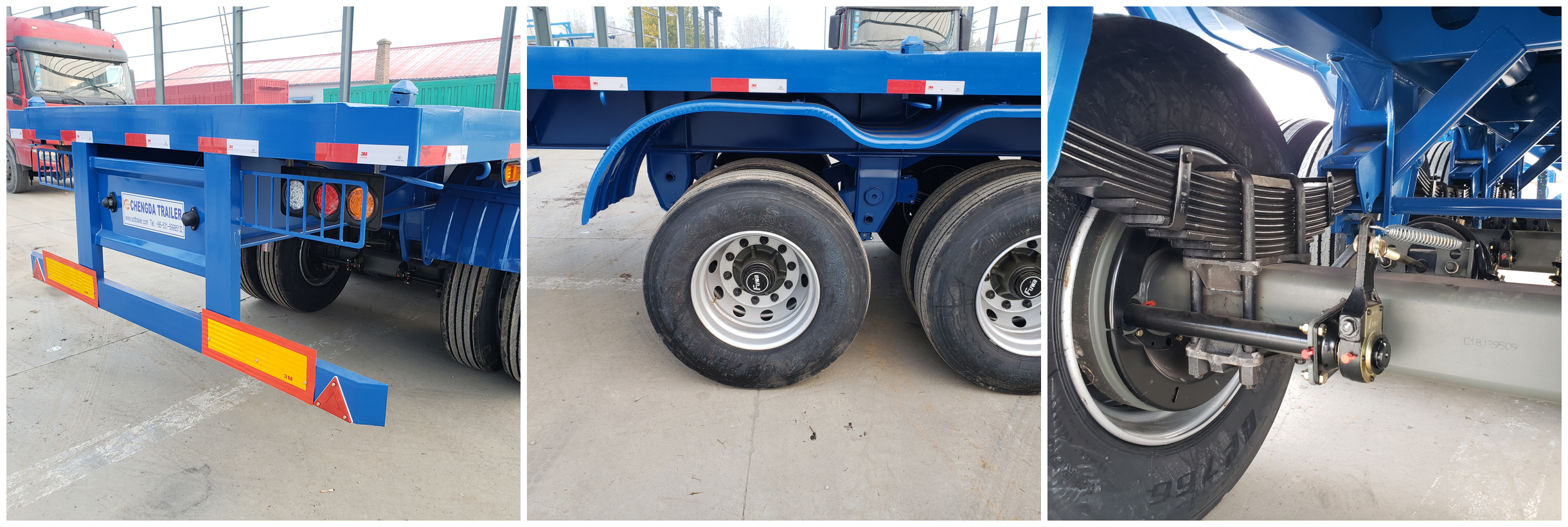 4 axle flatbed trailer