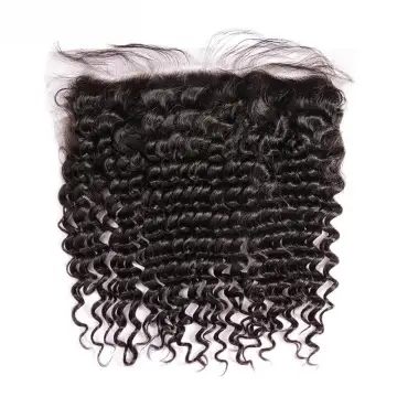 Factory Hot Sale Human Hair Lace frontal 13x4 steam curly hair Short Brazilian Hair With Frontal