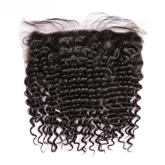Factory Hot Sale Human Hair Lace frontal 13x4 steam curly hair Short Brazilian Hair With Frontal