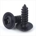 Black Carbon Steel Philips Pan Round Head Screw