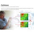 Medical frequency adjustable light therapy helmet for Parkinson