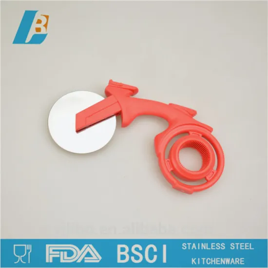 Custom Handle Plastic Blade Pizza Cutter