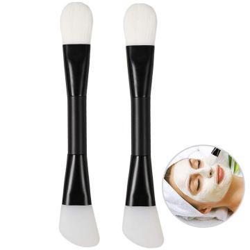 Brosse d&#39;applicateur de masque de boue pour le visage en silicone en forme de couteau