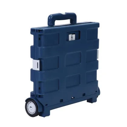 Wholesale Folding Shopping Cart Trolleys: Two-Wheeled Grocery Carts for Supermarkets