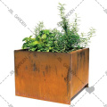 Corten steel planter boxes