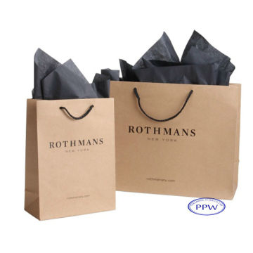 Newest Kraft Paper Bags For Shopping Wholesale brown paper bag
