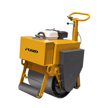 Ang Mini gasolina ay pinapagana ng 200kg vibratory road roller na nabili