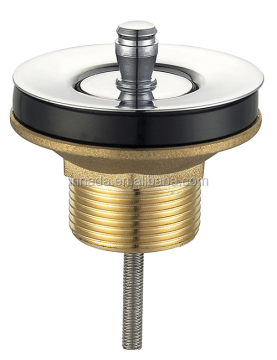 ND101 Public Wash Basin Drain with Handle Screw Plug for Bathroom Sink Drainer Waste Pop-Up Stopper