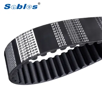 HTD 1036-14M rubber timing belt,length 1036mm,74 teeth,total sleeve width 450mm