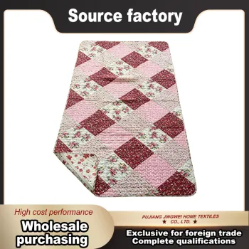 Patchwork Non Slip Sofa Mat in Floral Design