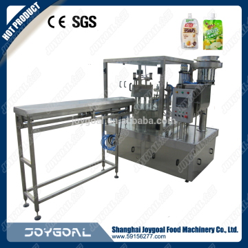 juice spout pouch filling sealing machine