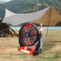 Camping Solar Fan With Solar Panels