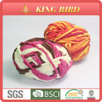 2016 new design china fancy yarn polyester chenille yarn for knitting