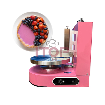 Automatic Small Cake Cream Decorating Machine for Birthday and Wedding Cakes