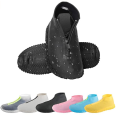 100% elastisk silikon regn dragkedja sko täcker