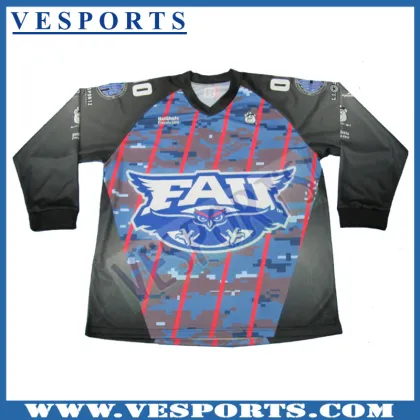Sublimated Paintball Jerseys Long Sleeve Paintball Shirts