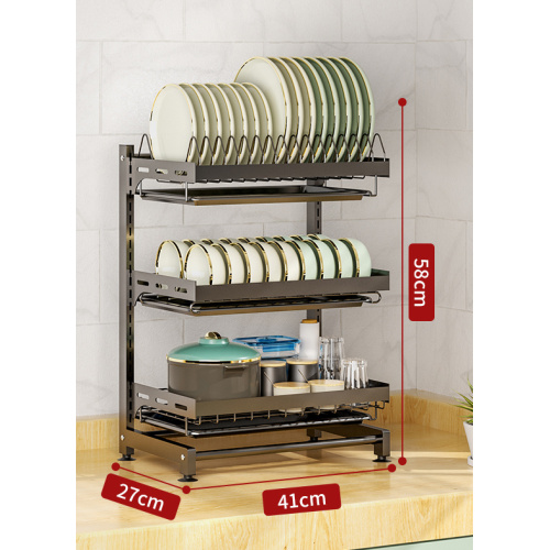 Multipurpose 3 Tier Dish Rack