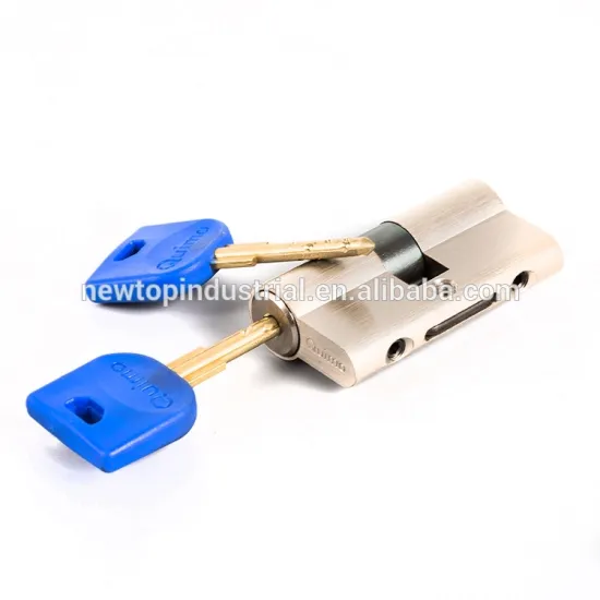 Professional manufacturer solild brass bathroom thumb turn lock cylinder with nickel brushed
