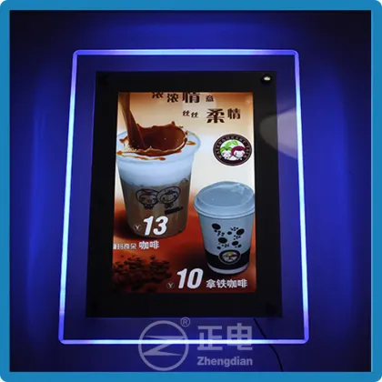 Wholesale magnetic light box advertising display light box acrylic light box