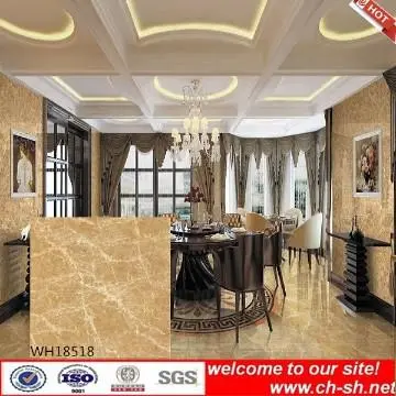 beige polished porcelain tiles