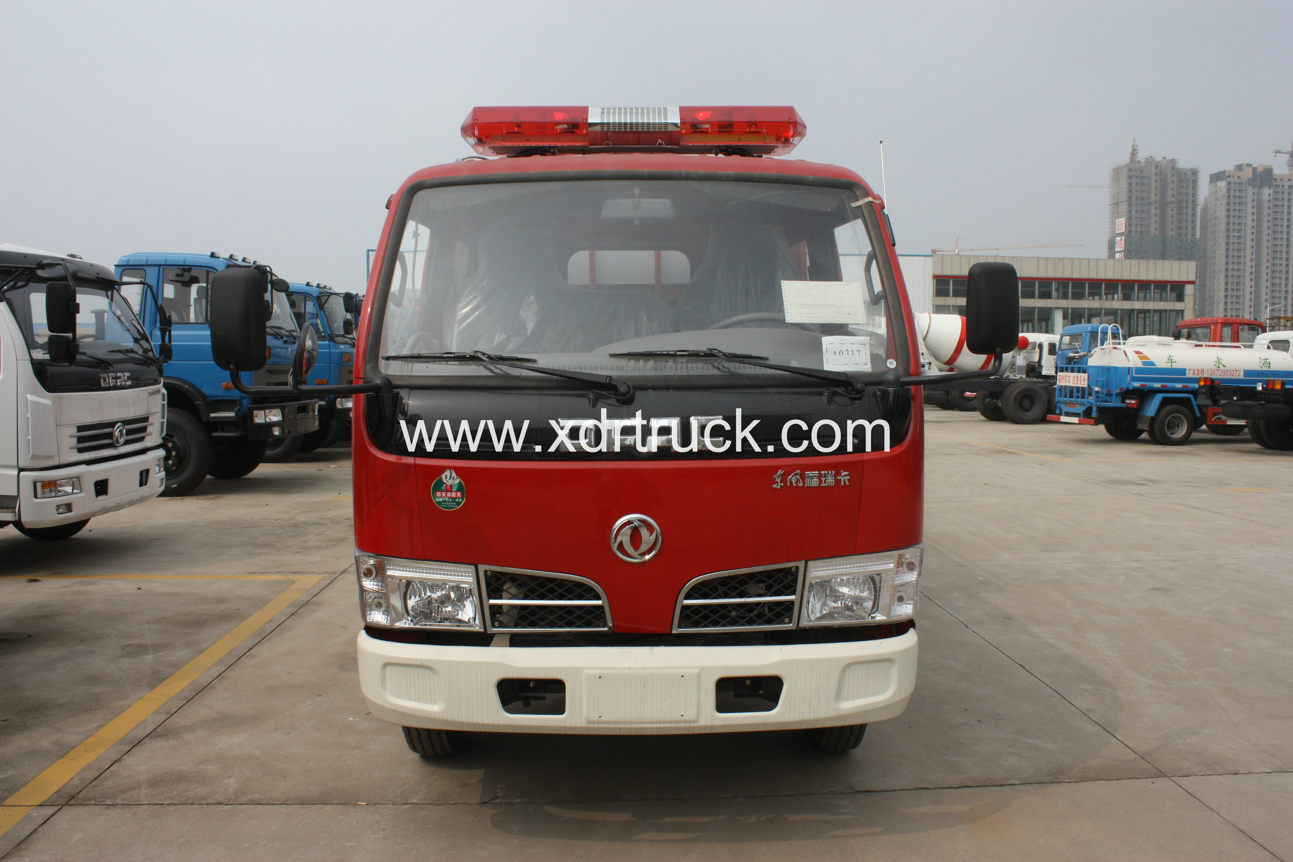 dongfeng 3300mm 3ton fire truck (4)