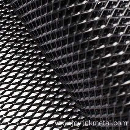 Car Grill Mesh 6x12mm Rhombic Hole Black