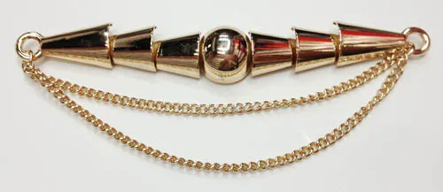 Gold Tone Metal Chain for Women's Boots