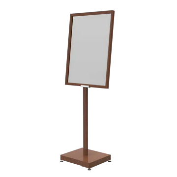 Bronze Farbe A1 Boden Poster Stand