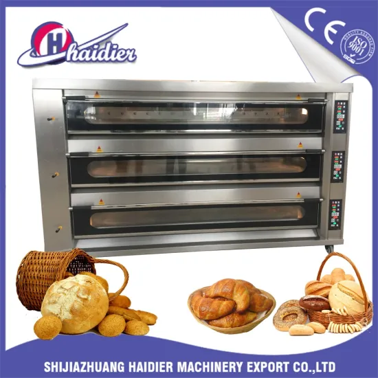 Electric Commerical 6 Gas Burner Range Bread as Baking Oven