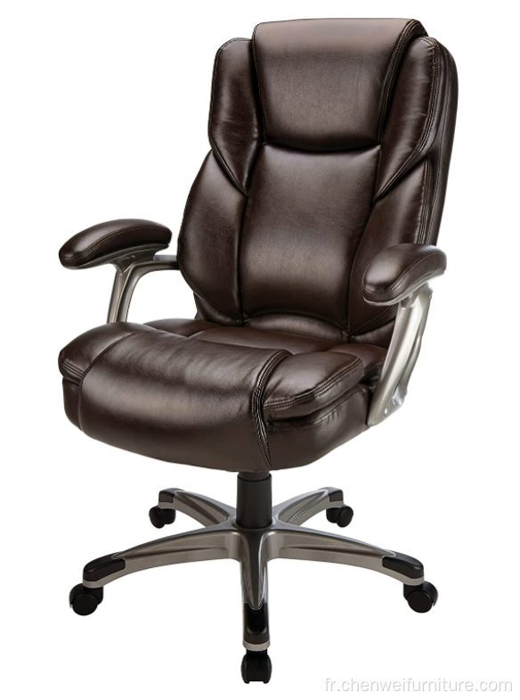 Chaise de gestion de massage inclinable ergonomique en cuir de luxe