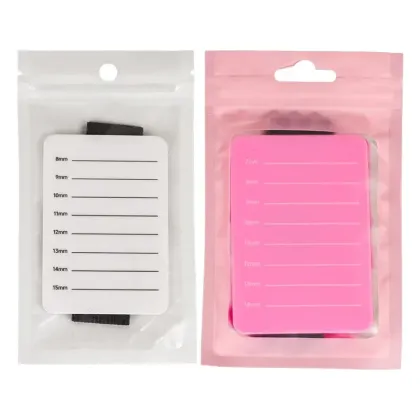Acrylic Pink Lash Pallet Tray with Magnet Hold Tweezers for Eyelash Extensions