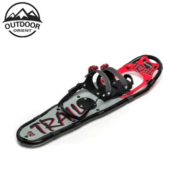 Aluminum Alloy Terrain Snowshoes with Trekking Poles for All Ages: Youth to Adults