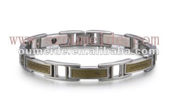 OEM/ODM Metal Factory New Style Titanium 18KT Gold Bracelet