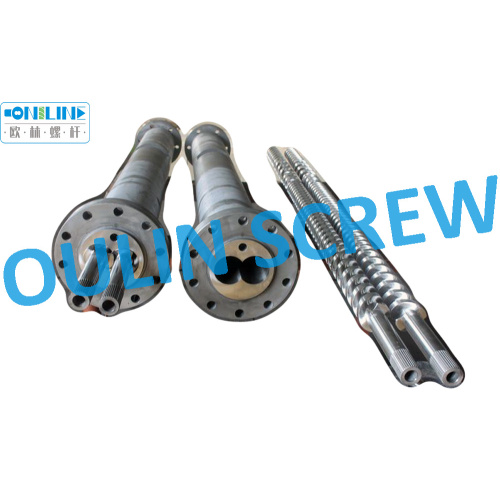 Kmd75-26 Twin Parallel Screw Barrel for PVC Extruder