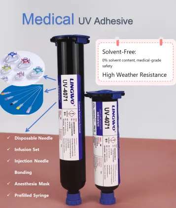UV light curable adhesives for medical device assembly