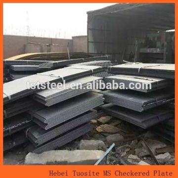 comeptitive price and quality ms checkered plate for different usage